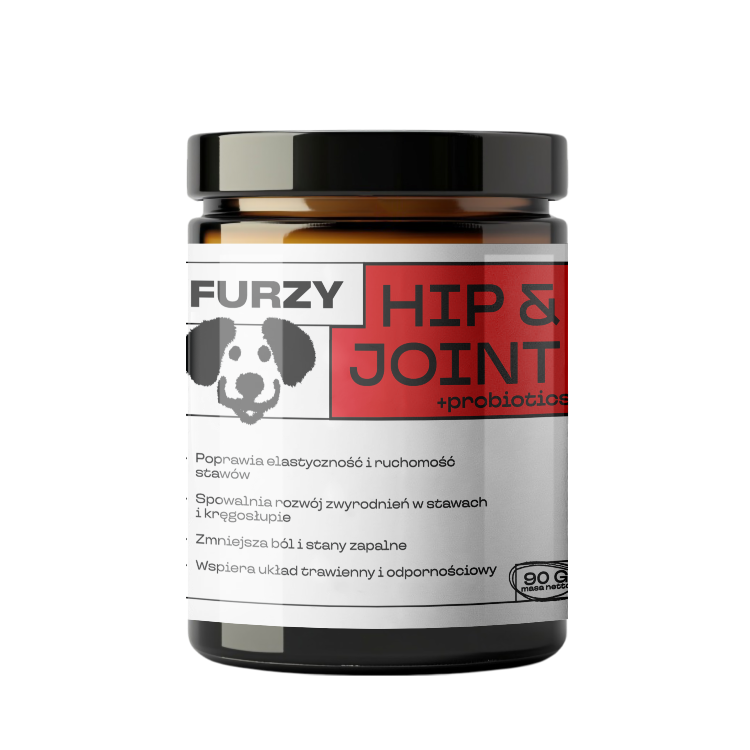 Furzy Hip&Joint - suplement na stawy dla psów i kotów, z probiotykiem